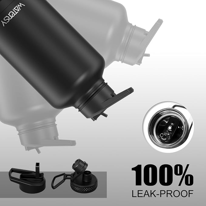 64oz Insulated Water Bottle, BPA Free&Leak Proof, Half Gallon Stainless Steel - Image 5