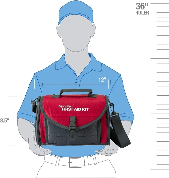24/7 First Aid Coaches' First Aid Kit, Sports First Aid Kit Duffel Bag - Image 9