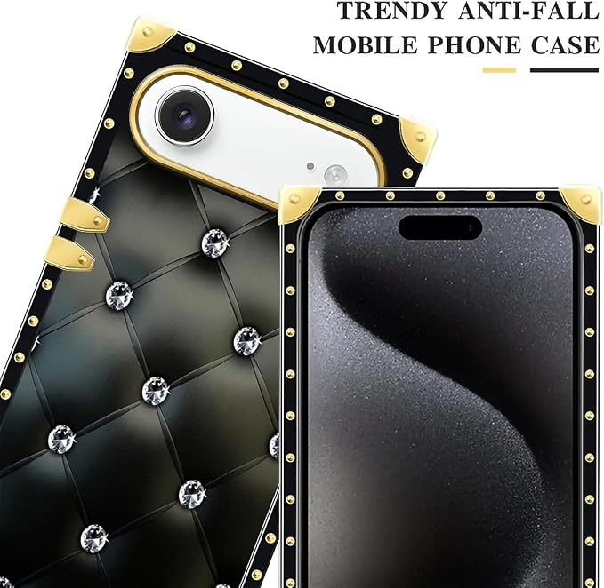 for iPhone 17 Air Case Luxury Golden Decoration - Image 4