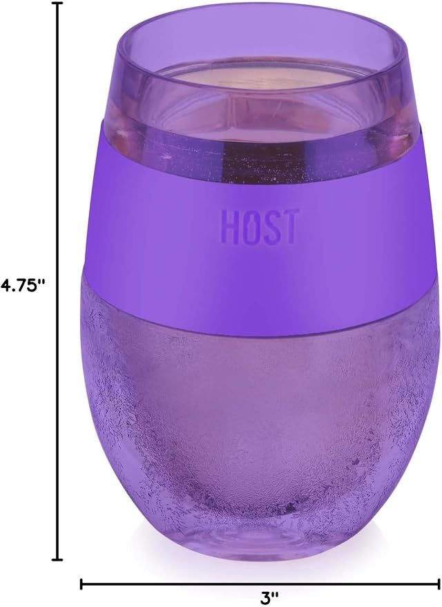 Host Cooling Cup Set of 1 Plastic Double Wall Insulated Freezable Drink - Image 12