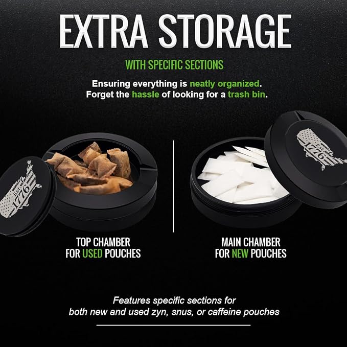 ZYN Metal Can – Metal Zyn Container & Holder | Smell-Proof Aluminum Storage Tin - Image 2