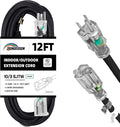 Indoor Outdoor Extension Cord Weatherproof by HONDERSON