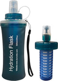 500ml Soft Flask Water Bottle, Collapsible Water Bottle by CXWLJL