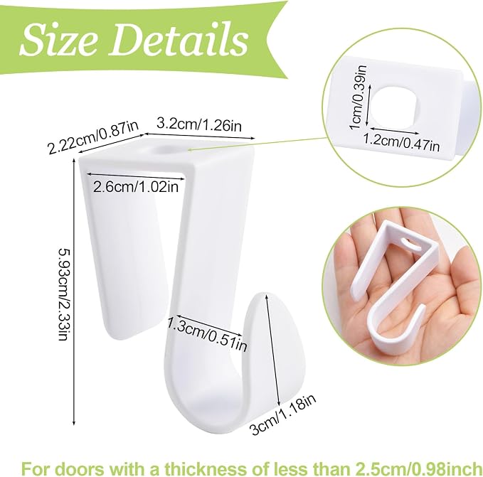 Over Cabinet Door Hooks - Image 2