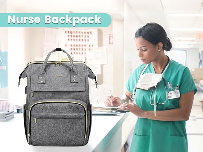 LOVEVOOK 17 inch Laptop Backpack Women, Large Travel Computer Back Pack - Image 6
