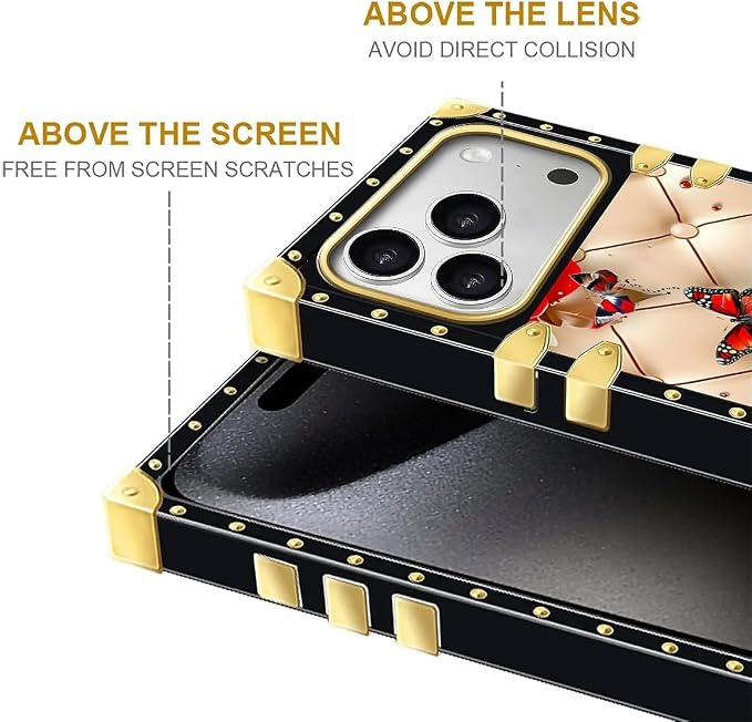 for iPhone 17 Pro Case Luxury Golden Decoration - Image 7