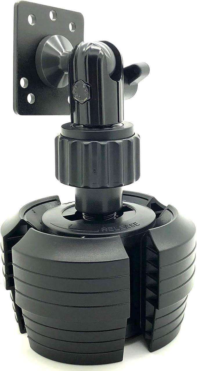LycoGear Heavy Duty Metal AMPS Hole Pattern ELD Drinks Cup Holder Mount - Image 2