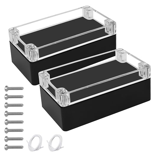 LeMotech Junction Box with Clear Cover IP65 Waterproof Project Box Dustproof by LeMotech