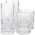 BELLAFORTE Shatterproof Tritan Plastic Drinking Glasses. 13oz & 18oz Water by BELLAFORTE