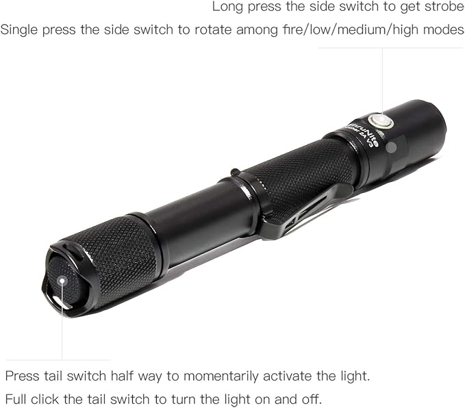 ThruNite LED Flashlight Archer 2A V3, 500 Lumens Mini AA Flashlight - Image 5