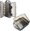 Fishing Tackle Box Set – 2-Pack Double-Sided Reversible Lure Organizer by HEROWORLD