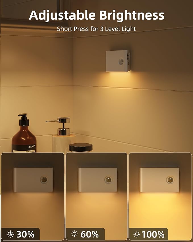 EZVALO 6 Pack Motion Sensor Night Lights, Sync LED Stair Lights Indoor - Image 7