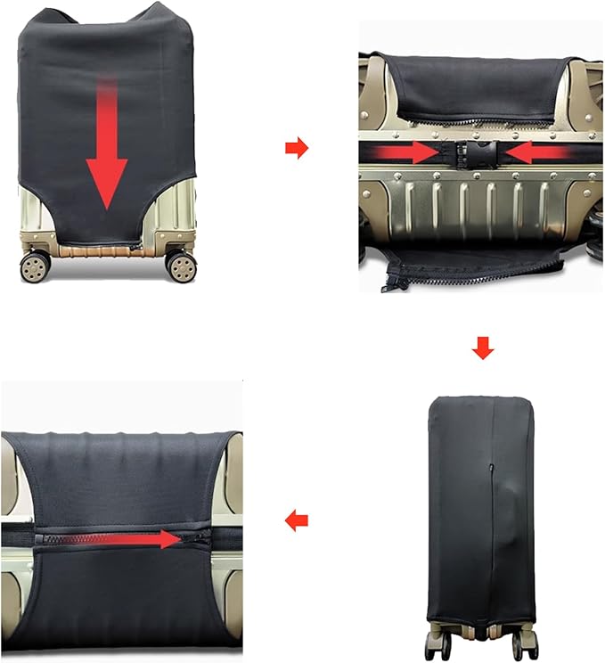 WUJIAONIAO Travel Luggage Cover Baggage Suitcase Cover Protector Skins 18-32 - Image 3