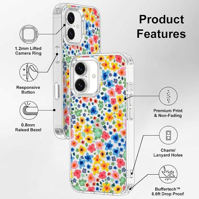MOSNOVO for iPhone 17 Case | Military Grade 6.6ft Drop Tested | Camera Control - Image 7