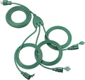 DEWENWILS Outdoor Extension Cord 1 to 3 Splitter, Total 52FT, 13A 125V 1625W by DEWENWILS