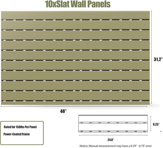 Gun Racks for Wall, Heavy-Duty Aluminium Slatwall Panels Gun Wall Mount Storage - Image 5