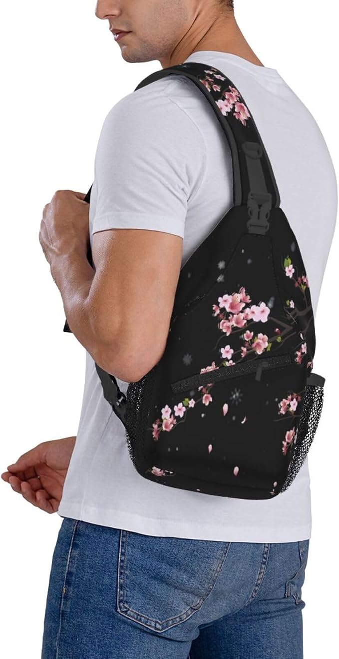Cherry Blossom Crossbody Sling Bag - Image 7