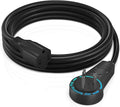 Maximm Cable 5 Feet 360° Rotating Flat Plug Extension Cord/Wire, 3 Prong by MaximmCable