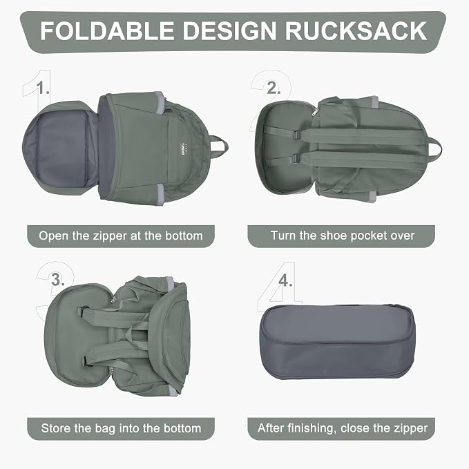 coofay Gym Backpack For Women Men Dance Sports Backpack - Image 6