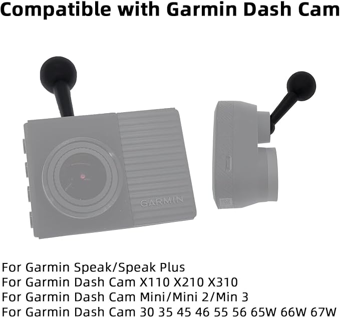 Suction Cup Mount for Garmin Dash Cam Mini/Mini 2/Min 3 30 35 45 46 55 56 65W - Image 2