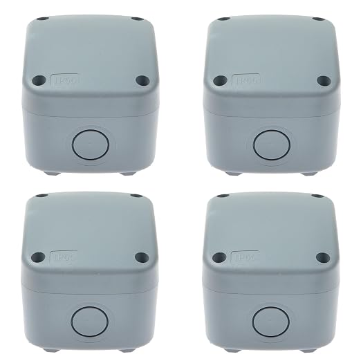 Nineleaf Junction Box, Electrical Box IP66 Water Resistant Dustproof ABS by NineLeaf