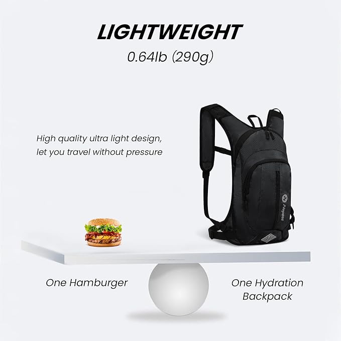 Nepest Hydration Pack Backpack for Women & Men, Lightweight Water Backpack - Image 3