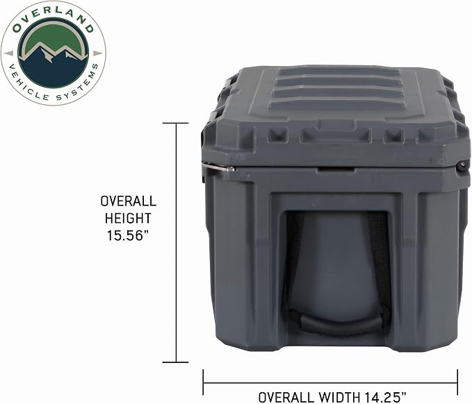 Overland Vehicle Systems 40100001 Dark Gray 53 QT Dry Box Storage - Image 2