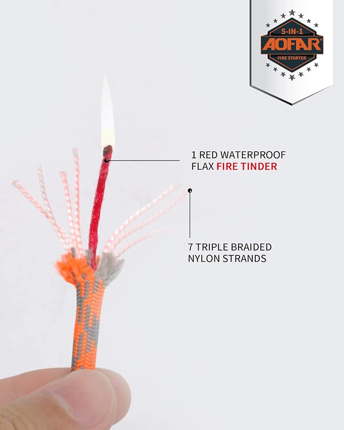 AOFAR Fire Starter AF-381/AF-381plus Fire Steel - Image 4