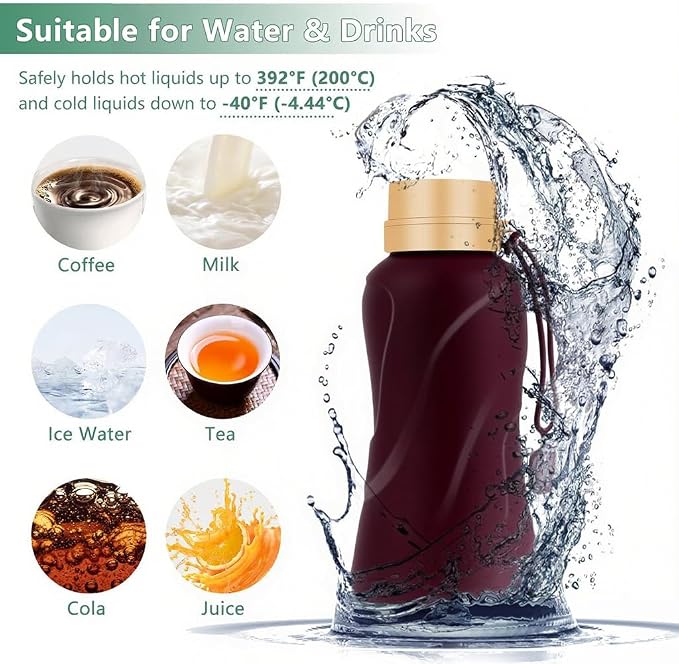 Collapsible Water Bottles, Leak Proof, Reuseable BPA Free Silicone Foldable - Image 6