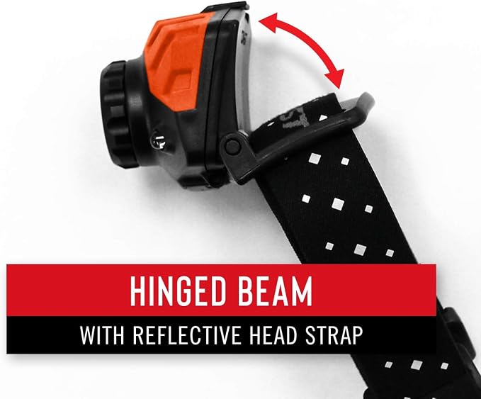 Coast® FL19 365 Lumen Dual Color LED Headlamp, Batteries & Hard Hat Clips - Image 7