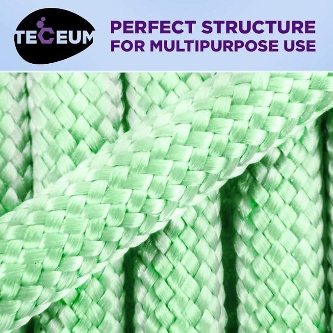 TECEUM Reflective Paracord Rope 1000 – 1000ft/200ft/100ft/50ft – 40+ Colors – - Image 8