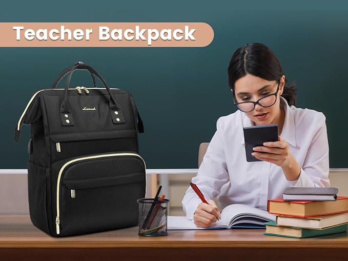 LOVEVOOK Laptop Backpack Women, 15.6 Inch Work Backpack Woman - Image 6