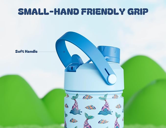 POWCAN 2 Pack 18 oz Insulated Water Bottle - Image 5