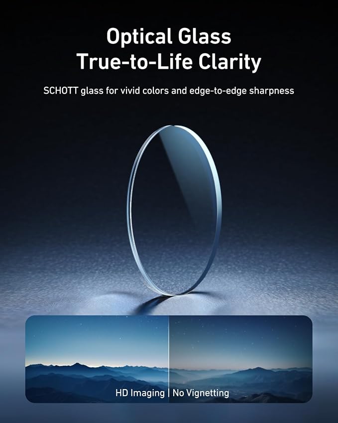 TELESIN Filters Set for DJI Osmo Action 5 Pro / 4/3, VND 2-32 Variable ND Filter - Image 6