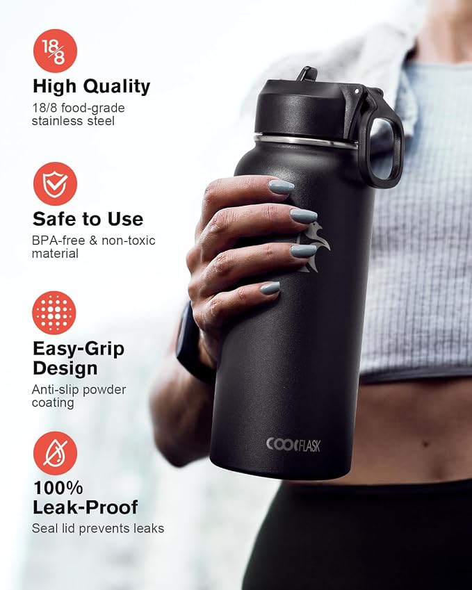 Water Bottle 32 oz Insulated - Image 3