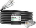 PLUGTUL Outdoor Extension Cord 25FT, 12 Gauge Extension Cord by PLUGTUL