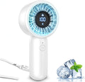 Portable Handheld Fan Personal Small Turbo Hand Fan Powerful, USB Rechargeable by AUIIAH