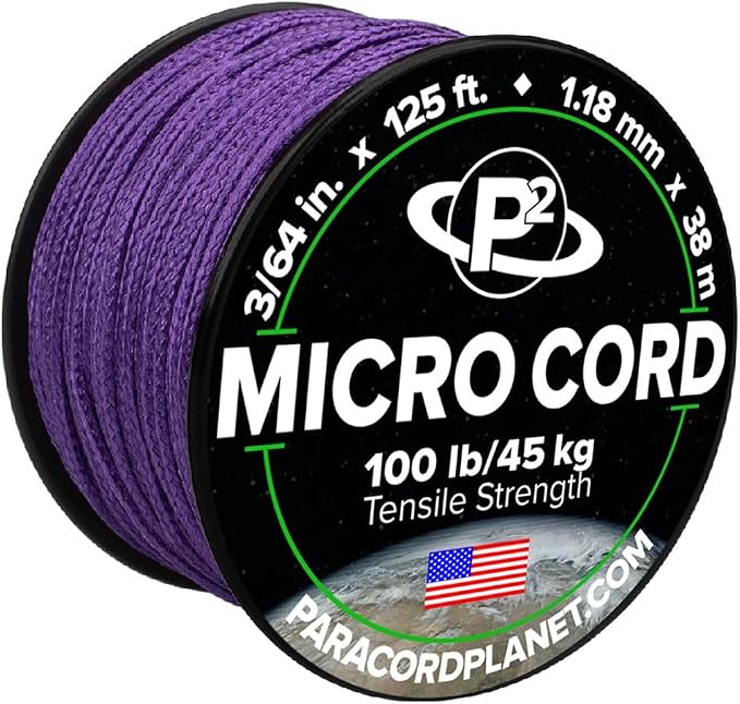 Paracord Planet Micro Paracord – Thin Braided Cord by ParacordPlanet