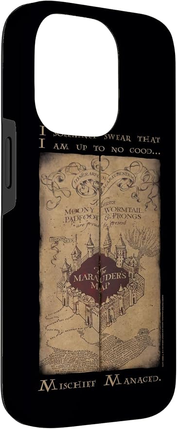 iPhone 14 Pro Harry Potter Marauder's Map Words Case - Image 3