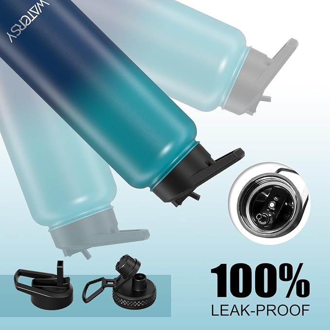 40oz Insulated Water Bottle, BPA Free&Leak Proof, Stainless Steel Water Flask - Image 5