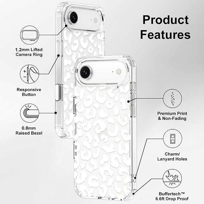 MOSNOVO for iPhone Air Case | Military Grade 6.6ft Drop Tested | Camera Control - Image 7