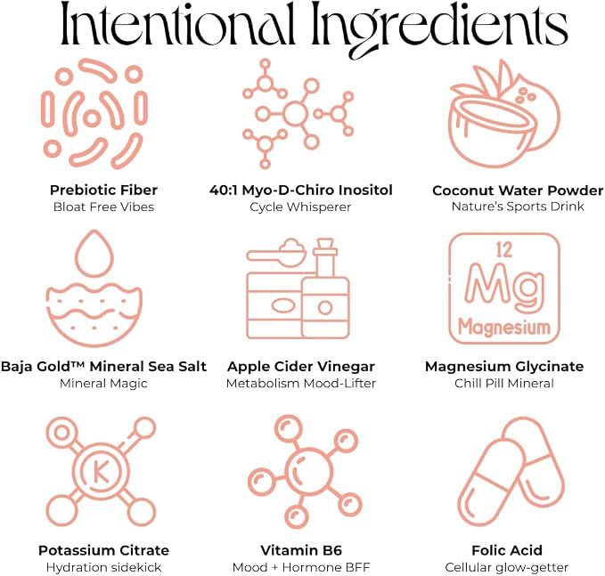 Iris Women’s Hormonal Health Daily Electrolyte Drink Mix | High Fiber, - Image 3