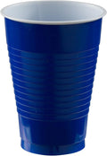 Bright Royal Blue Plastic Cups - 12 oz. - Versatile Drinkware by AmscanPartySupplies