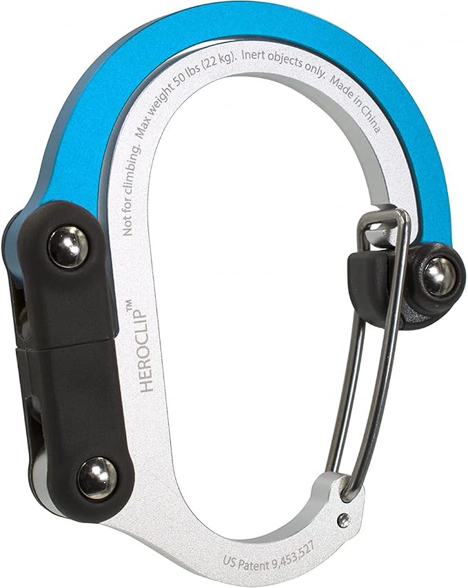 GEAR AID HEROCLIP 360° Swivel Carabiner Gear Clip and Hook by GEARAID