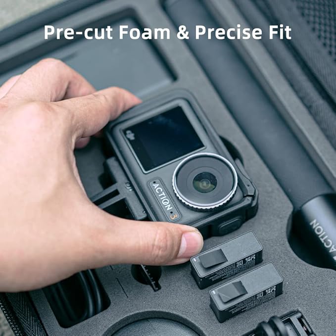 SUREWO Surface-Waterproof DJI Osmo Action 6 Carrying Case, Travel Portable Bag - Image 3