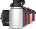 WATERSY Half Gallon Water Bottle Insulated, BPA Free&Leak Proof, 64oz Stainless by Watersy