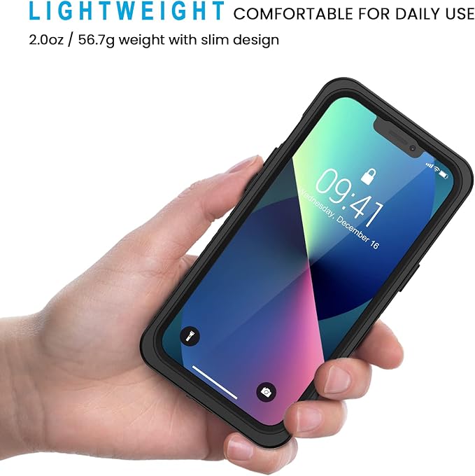Lanhiem for iPhone 13 Case, IP68 Waterproof Dustproof Shockproof Cases - Image 2