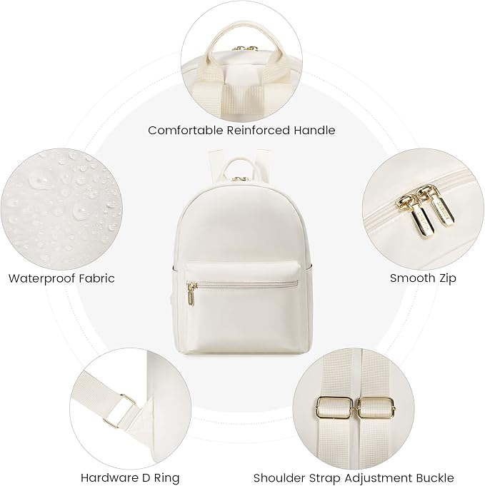 LOVEVOOK Mini Backpack for Women Light Weight Small Waterproof Backpack Purses - Image 6