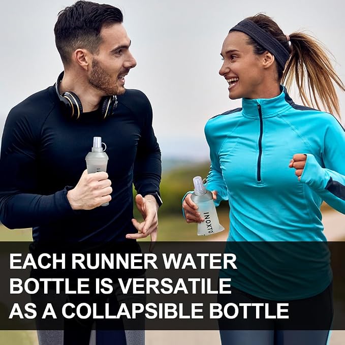 INOXTO Soft Flask, Collapsible Soft Water Bottles - Image 5
