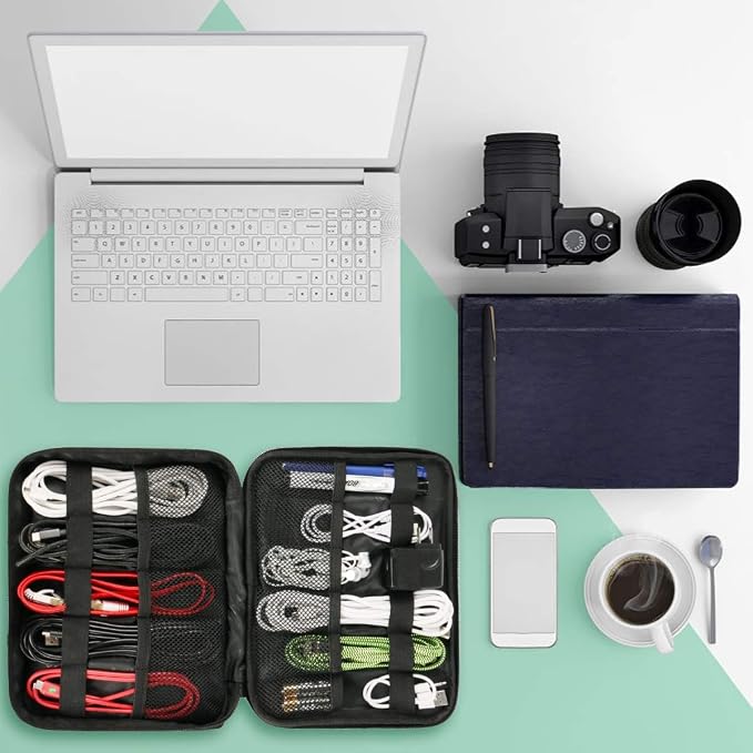 MATEIN Electronics Organizer, Waterproof Travel Electronic Case, Portable - Image 7